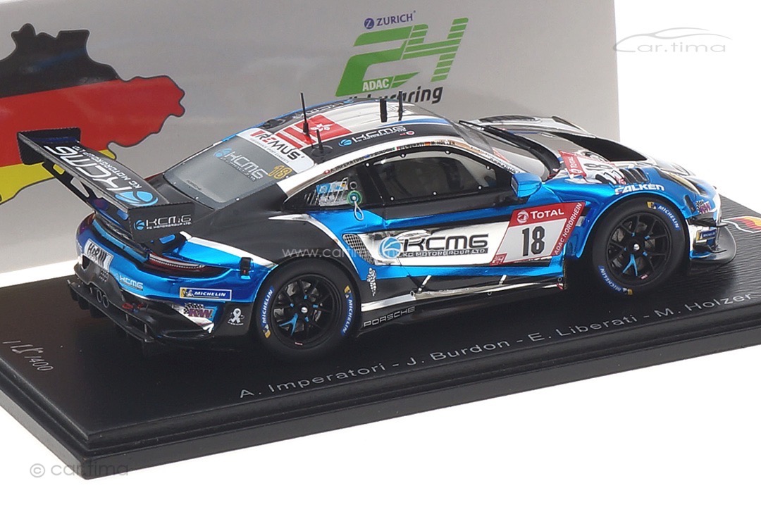 Porsche 911 GT3 R 24h Nürburgring 2021 Bourdon/Holzer/Imperatori/Liberati Spark 1:43 SG775