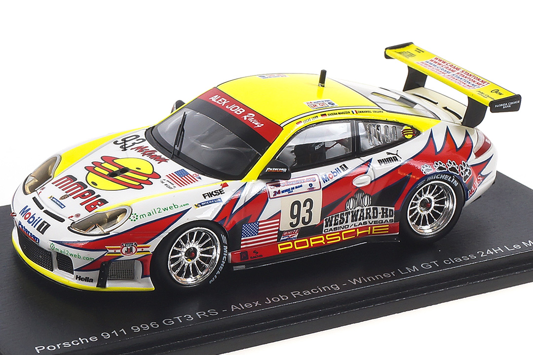 Porsche 911 (996) GT3 RS 24h Le Mans 2003 Collard/Luhr/Maassen Spark 1:43 S5527 Porsche 911 (996) GT3 RS 24h Le Mans 2003 Collard/Luhr/Maassen Spark 1:43 S5527