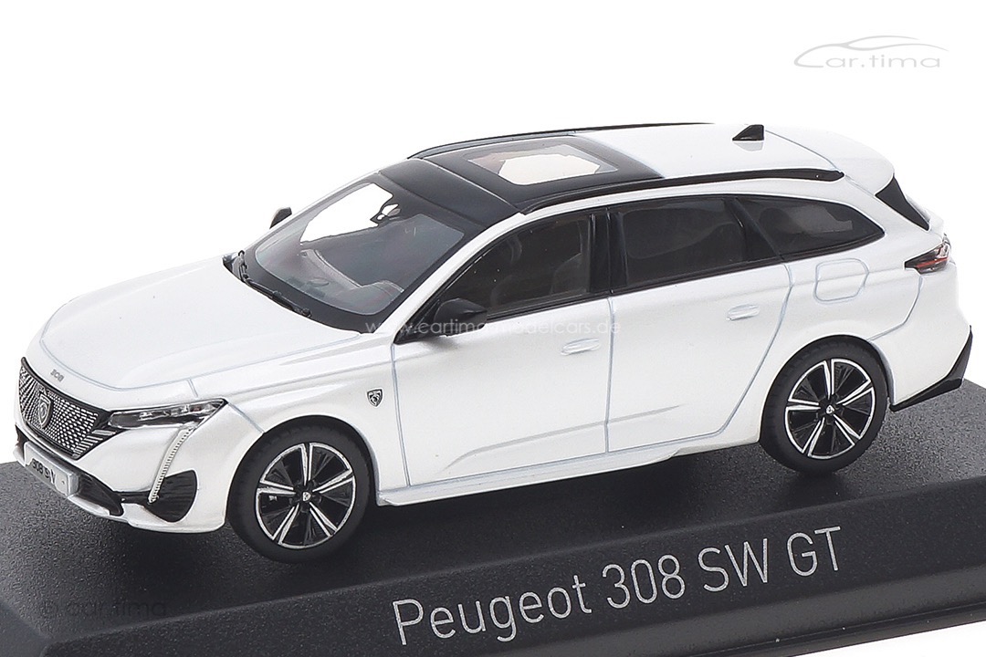 Peugeot 308 SW GT 2021 Pearl White Norev 1:43 473937