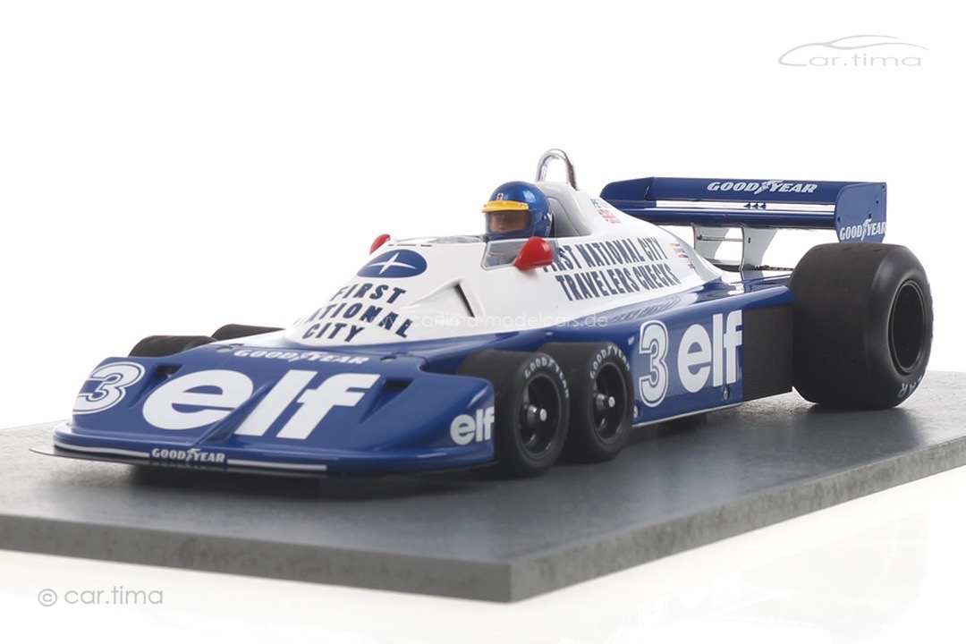 Tyrrell P34 GP Brasilien 1977 Ronnie Peterson Spark 1:18 18S472 Tyrrell P34 GP Brasilien 1977 Ronnie Peterson Spark 1:18 18S472