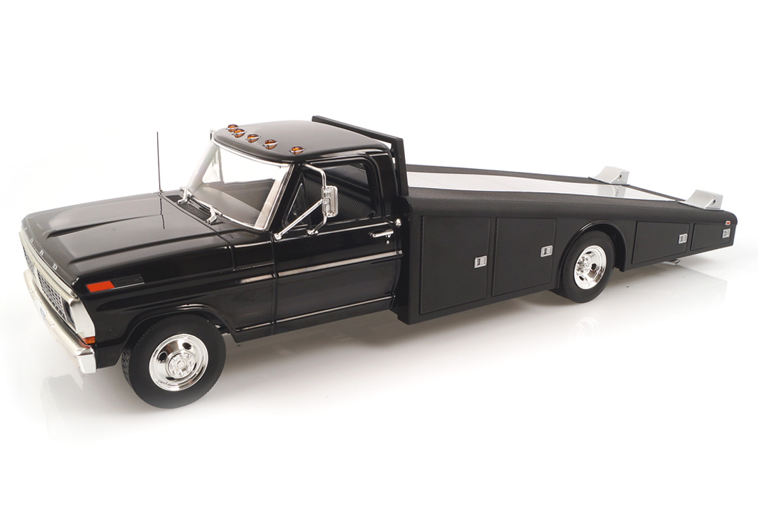 Ford F-350 Ramp Truck 1970 schwarz ACME 1:18 A1801400 Ford F-350 Ramp Truck 1970 schwarz ACME 1:18 A1801400