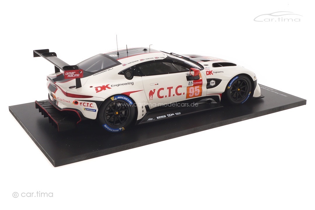 Aston Martin Vantage AMR 24h Le Mans 2021 Hartshorne/Hancock/Gunn Spark 1:18 18S705 Aston Martin Vantage AMR 24h Le Mans 2021 Hartshorne/Hancock/Gunn Spark 1:18 18S705