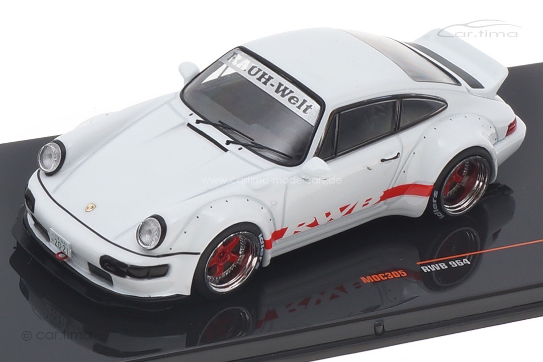 RWB auf Basis Porsche 911 (964) Grandprix-weiß IXO 1:43 MOC305 RWB auf Basis Porsche 911 (964) Grandprix-weiß IXO 1:43 MOC305