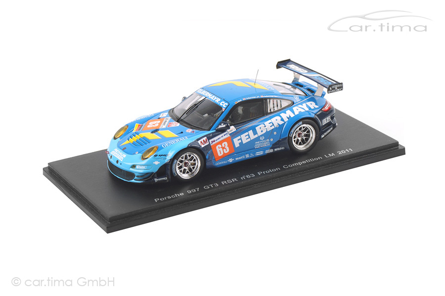 Porsche 911 (997) GT3 RSR 24h Le Mans 2011 Felbermayr/Felbermayr/Ried Spark 1:43 S3421