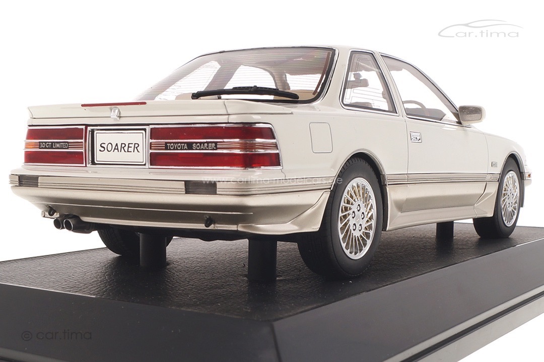 Toyota Soarer 2.0 GT-Twin Turbo L 1990 (GZ20) Crystal white Hobby Japan 1:18 HJ1801FWS