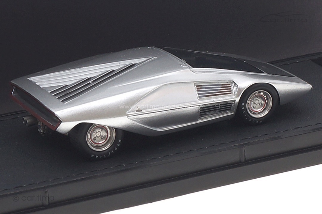 Lancia Stratos Zero Concept silber Top Marques 1:43 TM43-09B Lancia Stratos Zero Concept silber Top Marques 1:43 TM43-09B