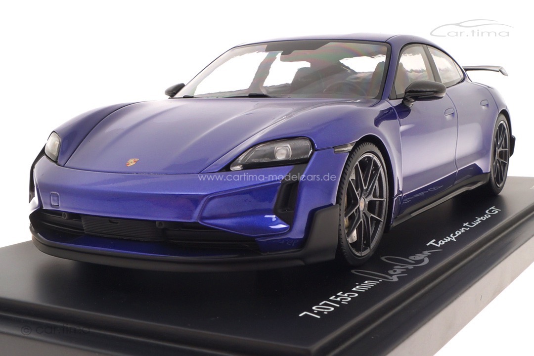 Porsche Taycan Turbo GT Rundenrekord Nordschleife Originalsignatur Lars Kern Minichamps 1:18 Porsche Taycan Turbo GT Rundenrekord Nordschleife Originalsignatur Lars Kern Minichamps 1:18