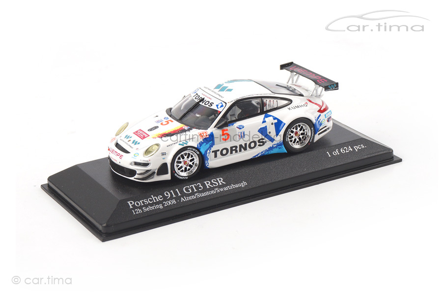 Porsche 911 GT3 RS 12h Sebring 2008 Alzen/Stanton Minichamps 1:43 400087805 Porsche 911 GT3 RS 12h Sebring 2008 Alzen/Stanton Minichamps 1:43 400087805