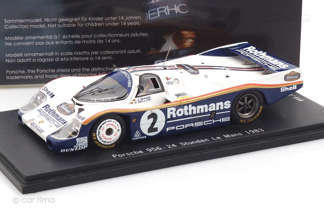Porsche 956 24h Le Mans 1983 Bellof/Mass Spark 1:43 CA-BEL-13