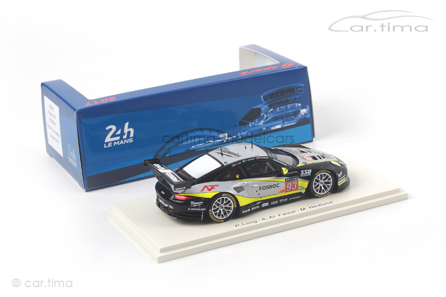Porsche 911 (991) RSR 24h Le Mans 2017 Long/Al Faisal/Hedlund Spark 1:43 S5842 Porsche 911 (991) RSR 24h Le Mans 2017 Long/Al Faisal/Hedlund Spark 1:43 S5842