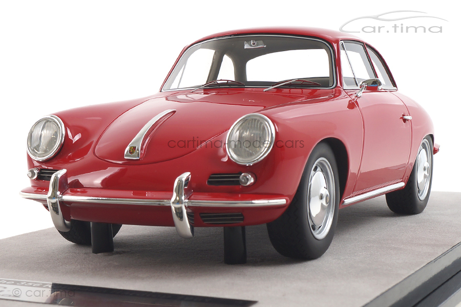 Porsche 356 Karmann Hardtop rot Tecnomodel 1:18 TM18-143B Porsche 356 Karmann Hardtop rot Tecnomodel 1:18 TM18-143B