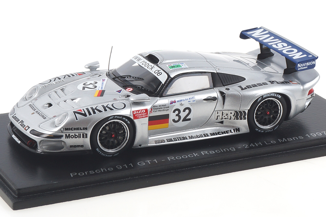 Porsche 911 GT1 24h Le Mans 1997 McNish/Ortelli/Wendlinger Spark 1:43 S5608 Porsche 911 GT1 24h Le Mans 1997 McNish/Ortelli/Wendlinger Spark 1:43 S5608