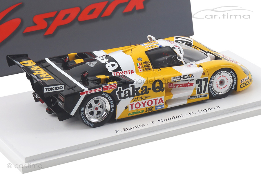 Toyota 88C 24h Le Mans 1988 Barilla/Needell/Ogawa Spark 1:43 S5243 Toyota 88C 24h Le Mans 1988 Barilla/Needell/Ogawa Spark 1:43 S5243