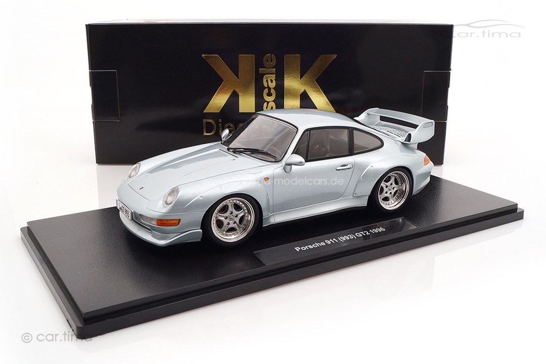 Porsche 911 (993) GT2 Silber Speedline KK Scale 1:18 KKDC181421S