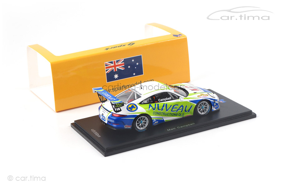 Porsche 911 (991) GT3 Cup Winner PCC Australia 2016 Campbell Spark 1:43 AS022
