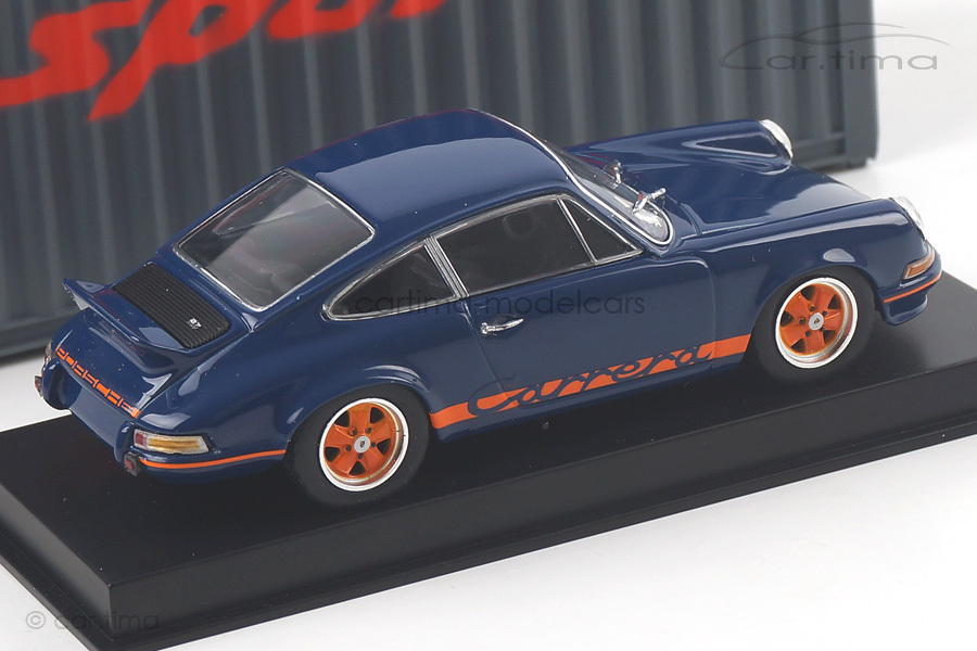 Porsche 911 Carrera RS 2,7 blau/orange Spark 1:43 SDC001