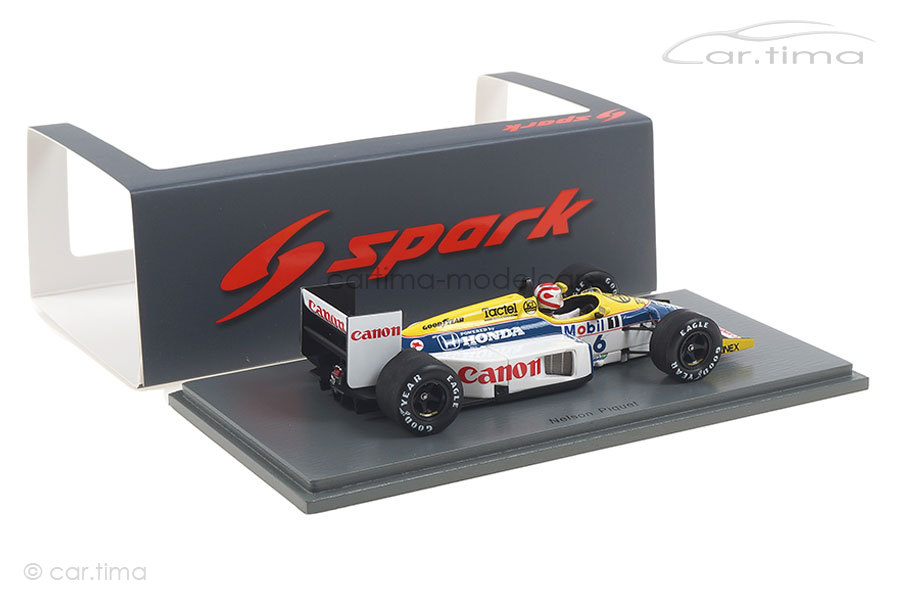 Williams FW11 Winner GP Brazil 1986 Nelson Piquet Spark 1:43 S7480 Williams FW11 Winner GP Brazil 1986 Nelson Piquet Spark 1:43 S7480