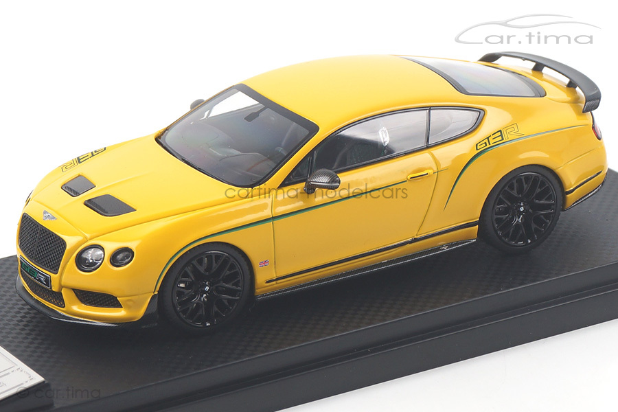 Bentley GT3-R Monaco yellow Exclusive China Almost Real 1:43 430404