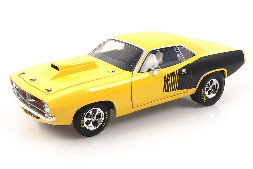 Plymouth Drag Cuda 1972 gelb ACME 1:18 A1806118 Plymouth Drag Cuda 1972 gelb ACME 1:18 A1806118