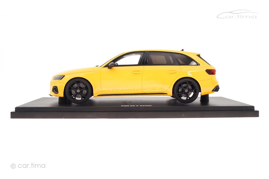 Audi RS4 B9 25th Anniversary Imolagelb GT Spirit 1:18 GT935 Audi RS4 B9 25th Anniversary Imolagelb GT Spirit 1:18 GT935