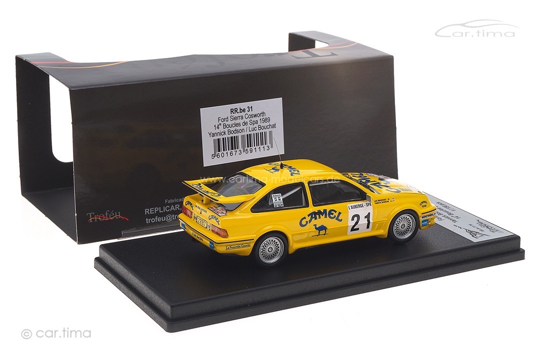 Ford Sierra Cosworth Boucles de Spa 1989 Bodson/Bouchat Troféu 1:43 RRBE31 Ford Sierra Cosworth Boucles de Spa 1989 Bodson/Bouchat Troféu 1:43 RRBE31