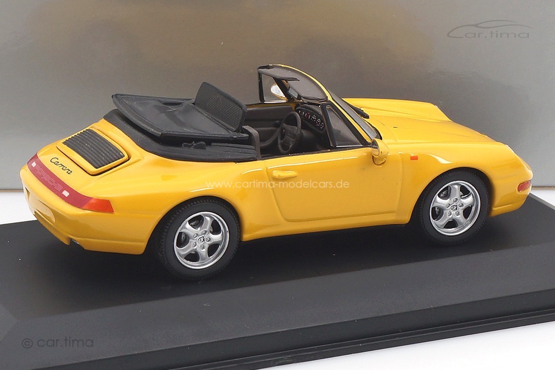 Porsche 911 (993) Carrera Cabriolet Speedgelb Minichamps 1:43 WAP020008