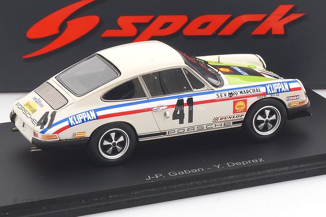 Porsche 911 S 24h Le Mans 1969 Gaban/Deprez Spark 1:43 S9742