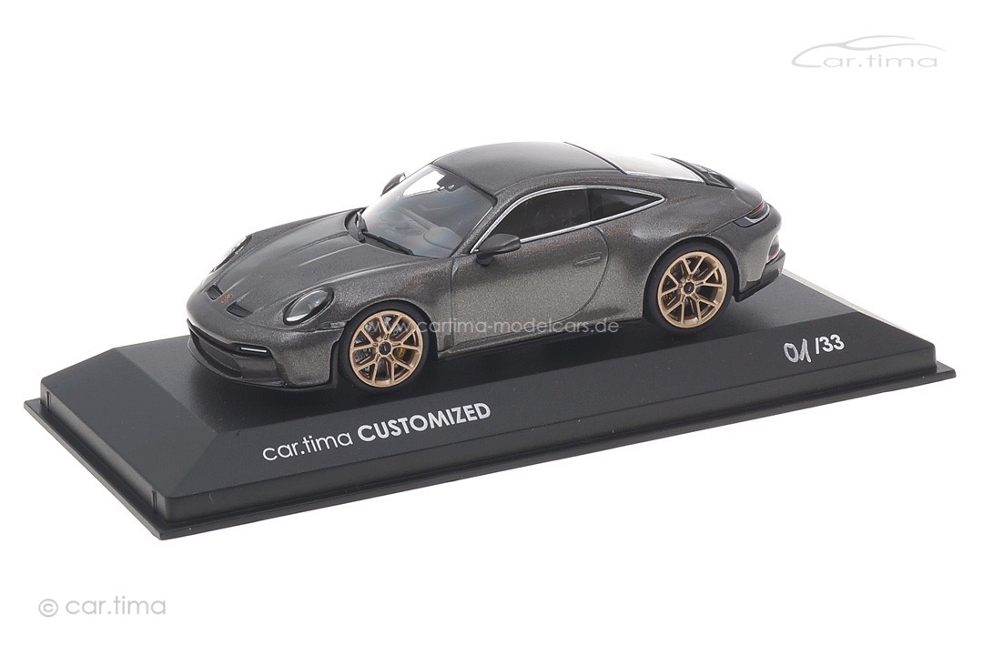 Porsche 911 (992) GT3 Touring Achatgrau/Rad Neodyme Minichamps car.tima CUSTOMIZED Porsche 911 (992) GT3 Touring Achatgrau/Rad Neodyme Minichamps car.tima CUSTOMIZED