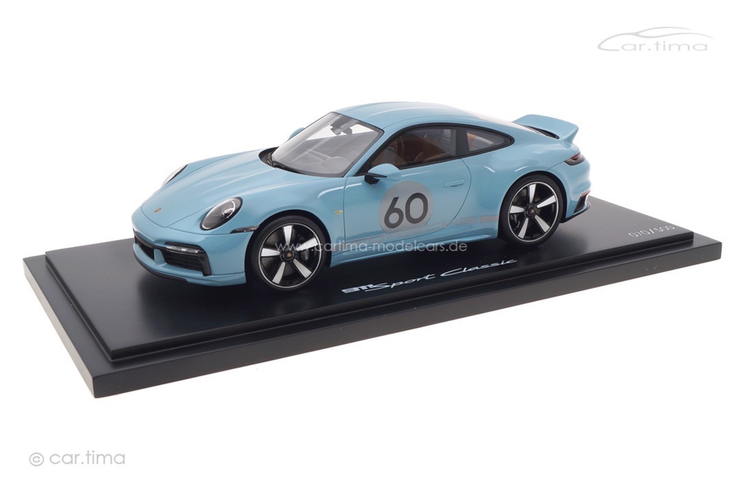 Porsche 911 (992) Sport Classic Meissenblau Spark 1:18 WAP0210100SSPC Porsche 911 (992) Sport Classic Meissenblau Spark 1:18 WAP0210100SSPC