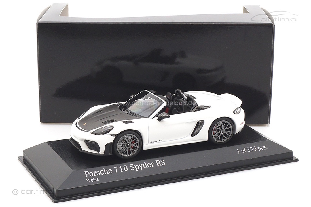 Porsche 718 Spyder RS Weissach Package Weiß Minichamps 1:43 410063131