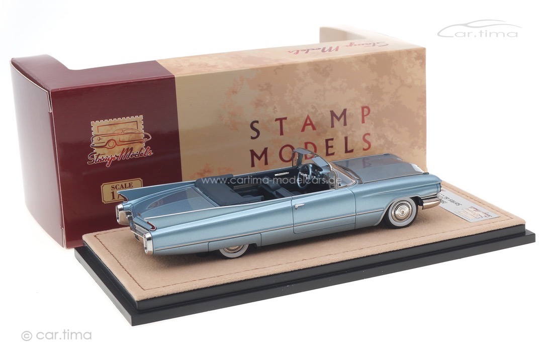 Cadillac Series 62 Convertible Lucerne blue met. Stamp Models 1:43 STM60305 Cadillac Series 62 Convertible Lucerne blue met. Stamp Models 1:43 STM60305