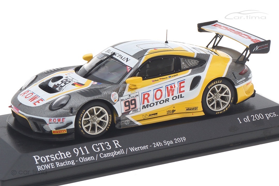 Porsche 911 (991 II) GT3 R 24h Spa 2019 Campbell/Olsen/Werner Minichamps 1:43 410196099