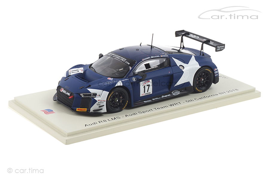 Audi R8 LMS 8h California 2018 Leonard/Riberas/van der Linde Spark 1:43 US084