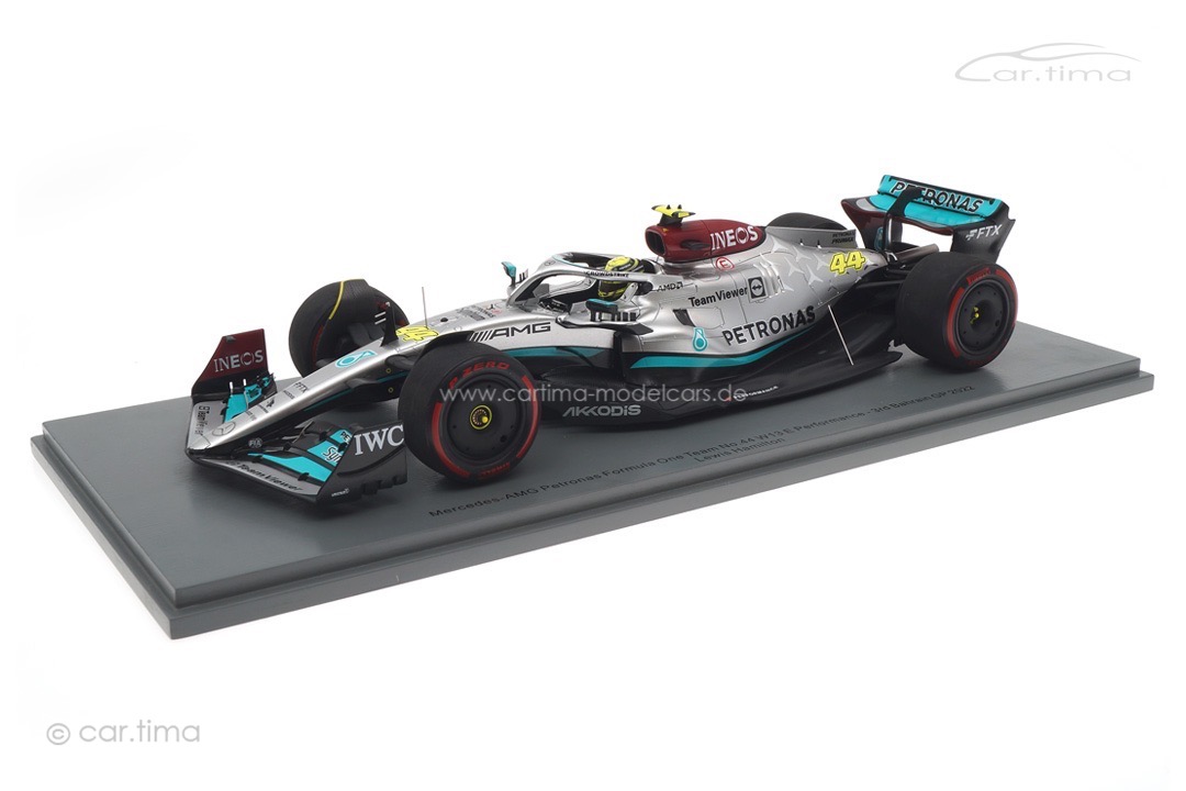 Mercedes-AMG Petronas F1 W13 GP Bahrain 2022 Lewis Hamilton Spark 1:18 18S745