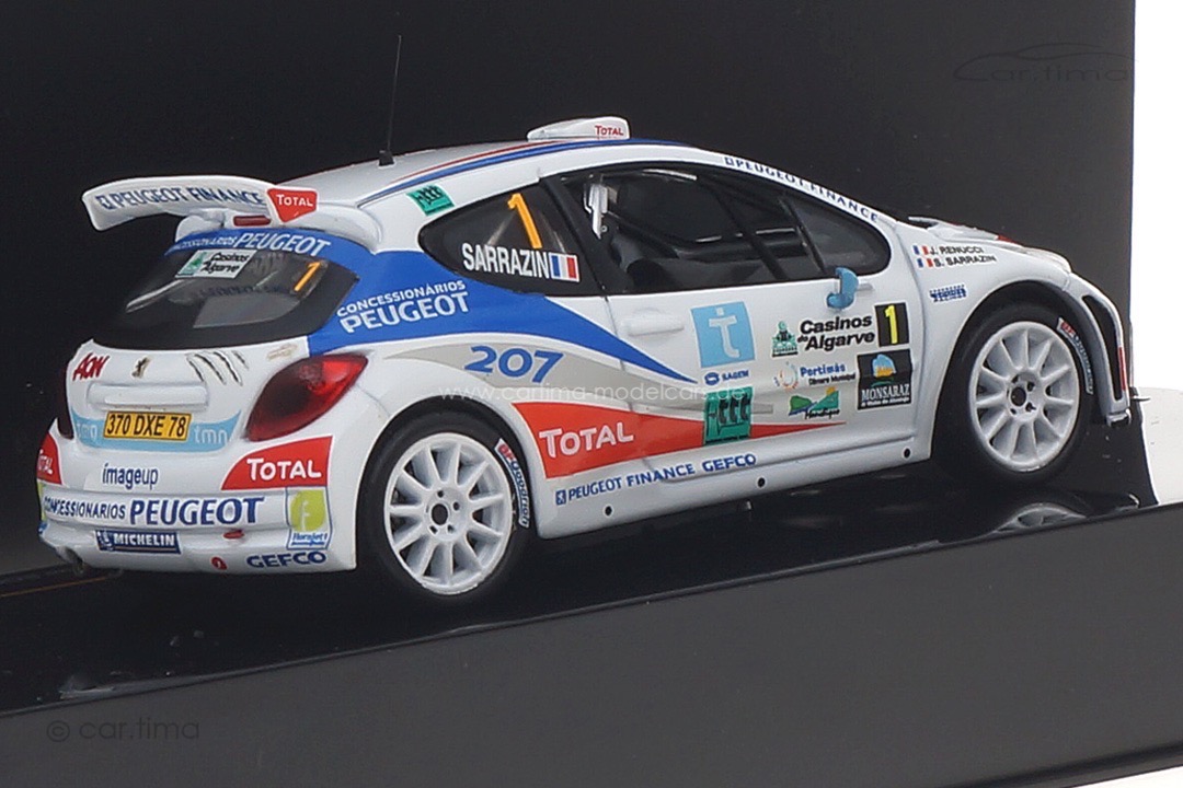 Peugeot 207 S2000 Rallye Casinos do Algarve 2007 Sarrazin/Renucci IXO 1:43 RAM287 Peugeot 207 S2000 Rallye Casinos do Algarve 2007 Sarrazin/Renucci IXO 1:43 RAM287
