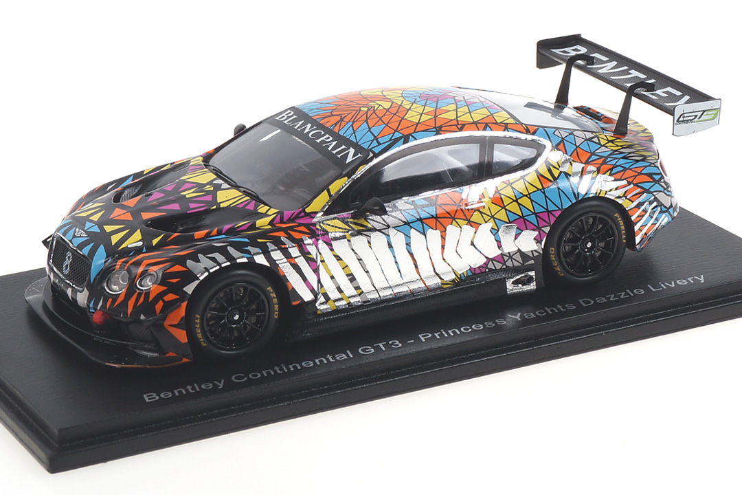 Bentley Continental GT3 Princess Yatchs Dazzle Livery Spark 1:43 S7797 Bentley Continental GT3 Princess Yatchs Dazzle Livery Spark 1:43 S7797