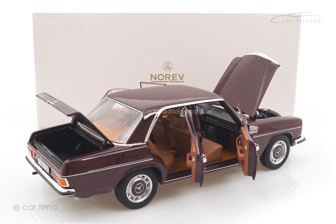 Mercedes-Benz 200/8 (W115) Dunkelrotbraun Norev 1:18 183778