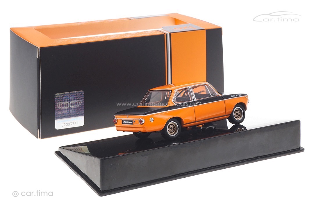 BMW Alpina 2002 Tii 1972 orange/schwarz IXO 1:43 CLC368N