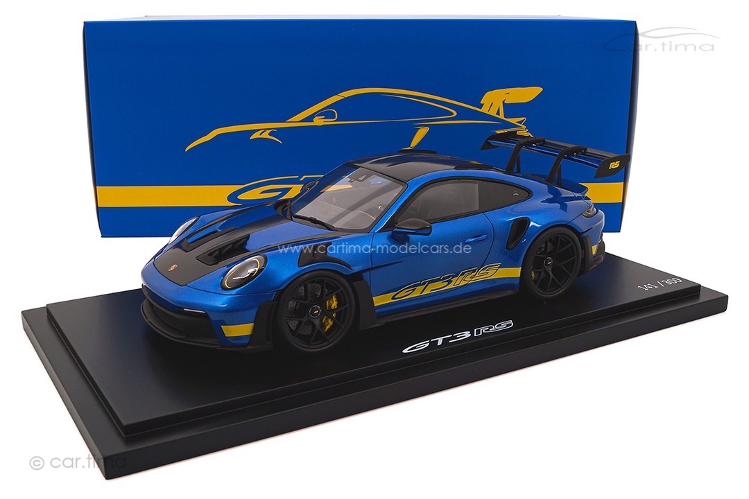 Porsche 911 (992) GT3 RS Sonderwunsch Saphirblau Spark 1:18 MAP05870024