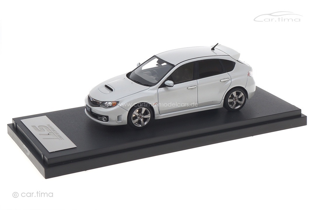 Subaru Impreza WRX STI (GRB) Satin White Pearl Mark43 1:43 PM4370W