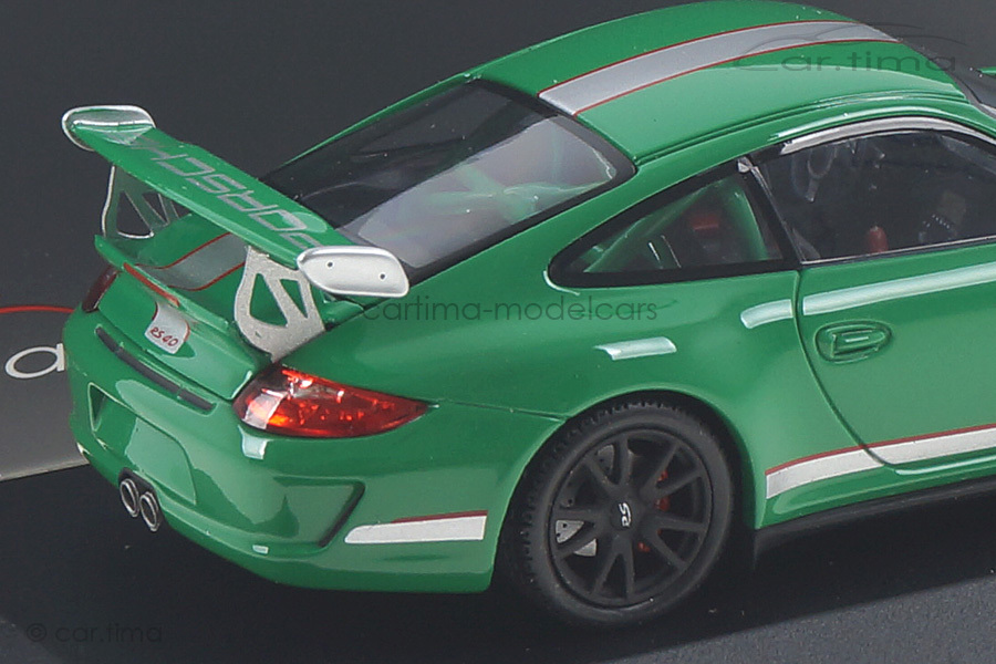Porsche 911 (997 II) GT3 RS 4.0 Vipergrün/Rad schwarz Minichamps car.tima CUSTOMIZED