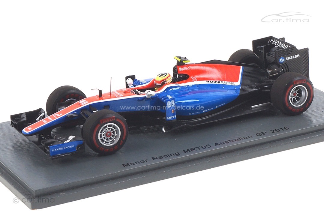 Manor Racing MRT05 GP Australien 2016 Rio Haryanto Spark 1:43 S5014 Manor Racing MRT05 GP Australien 2016 Rio Haryanto Spark 1:43 S5014