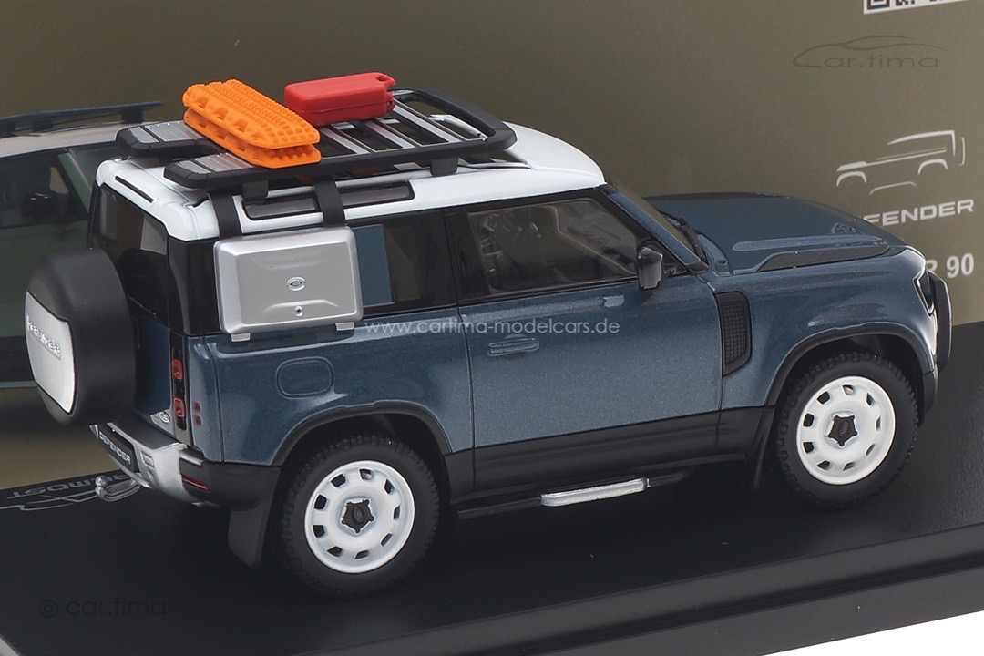 Land Rover Defender 90 2020 Tasman Blue Almost Real 1:43 410702 Land Rover Defender 90 2020 Tasman Blue Almost Real 1:43 410702