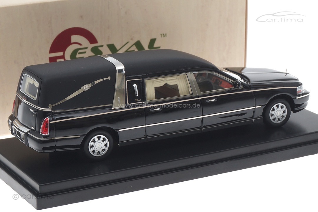 Lincoln Town Car Hearse by Eagle Coach Co. 2009 schwarz Esval Models 1:43 EMUS43022B Lincoln Town Car Hearse by Eagle Coach Co. 2009 schwarz Esval Models 1:43 EMUS43022B