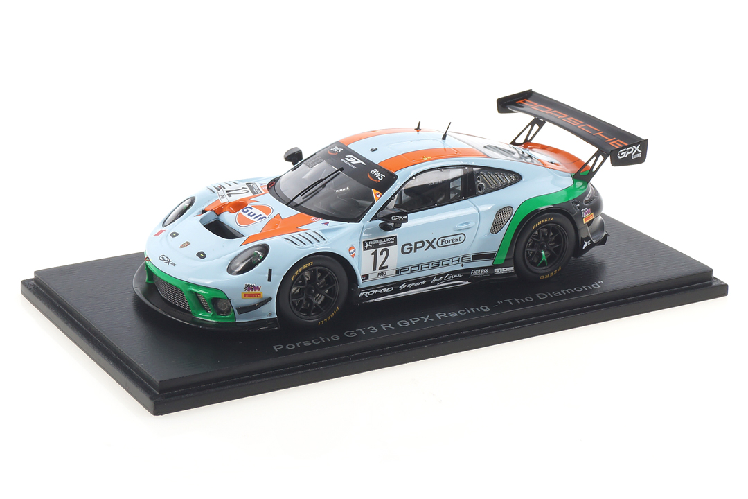 Porsche 911 GT3 R GPX Racing "The Diamond" Spark 1:43 SP322 Porsche 911 GT3 R GPX Racing "The Diamond" Spark 1:43 SP322