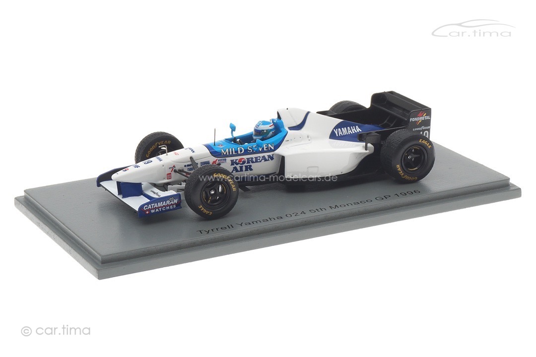 Tyrrell 024 GP Monaco 1996 Mika Salo Spark 1:43 S6977 Tyrrell 024 GP Monaco 1996 Mika Salo Spark 1:43 S6977