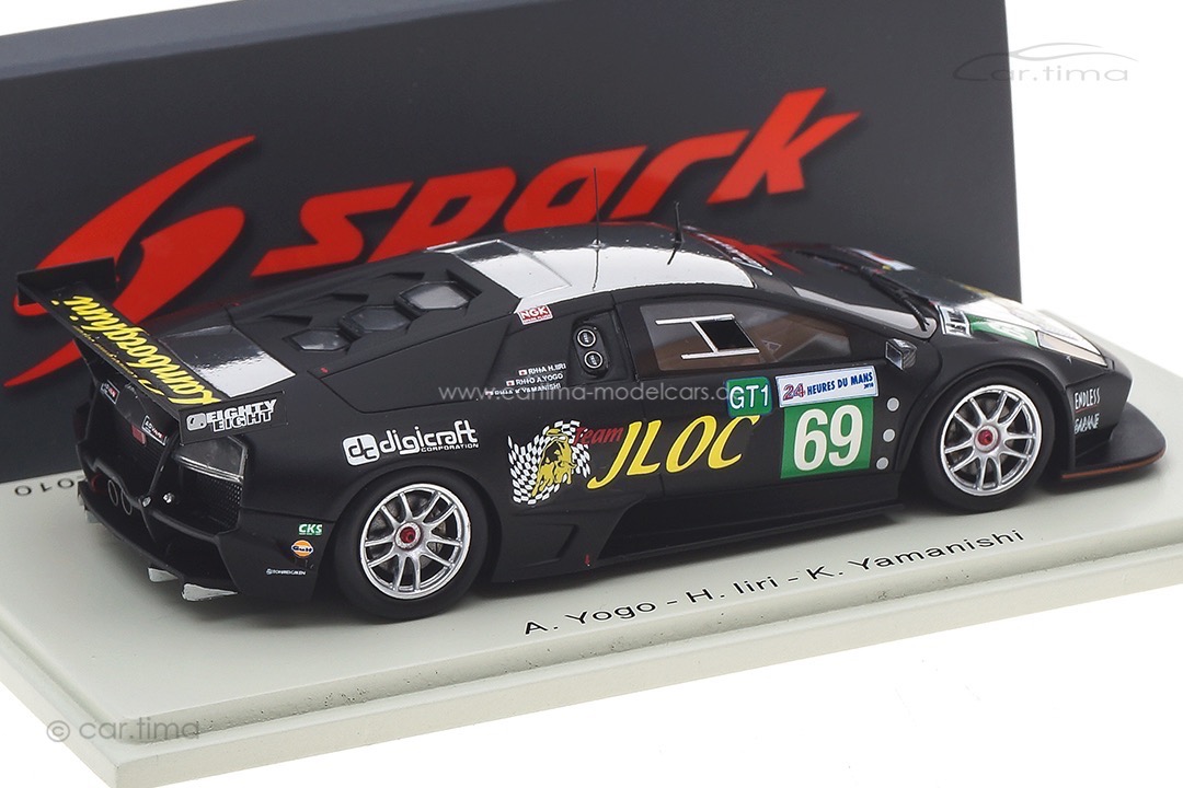 Lamborghini Murciélago R-SV LM 24h Le Mans 2010 Iiri/Yamanishi/Yogo Spark 1:43 S9604 Lamborghini Murciélago R-SV LM 24h Le Mans 2010 Iiri/Yamanishi/Yogo Spark 1:43 S9604