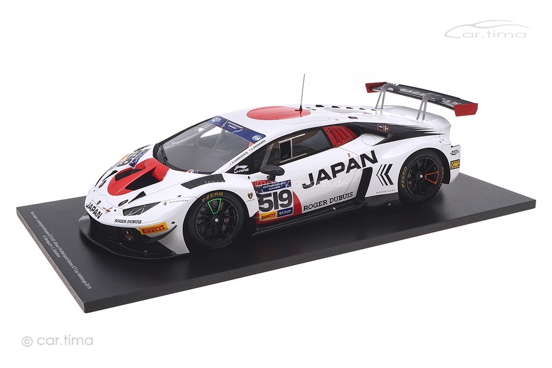 Lamborghini Huracán Winner FIA Motorsport Games GT Cup Vallelunga 2019 Hamaguchi/Sasahara Spark 1:18