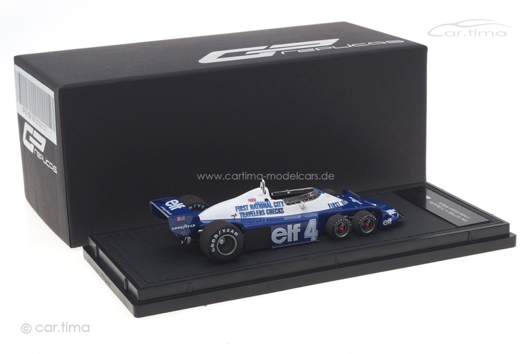Tyrrell P34 GP 1977 Patrick Depailler GP Replicas 1:43 GP43-18B Tyrrell P34 GP 1977 Patrick Depailler GP Replicas 1:43 GP43-18B