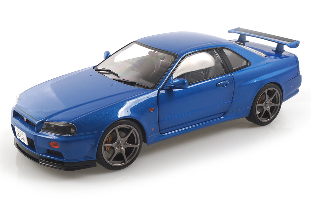 Nissan R34 GTR blau Solido 1:18 S1804301 Nissan R34 GTR blau Solido 1:18 S1804301